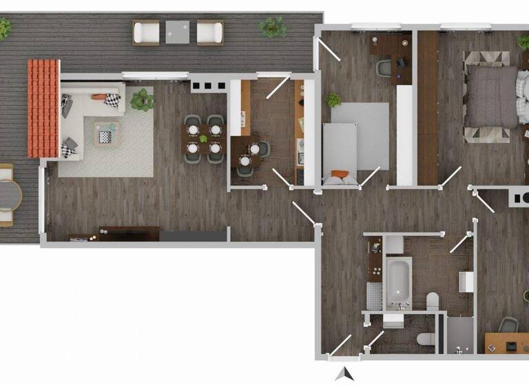 Studio zum Kauf 198.000 € 4 Zimmer 102 m² 2. Geschoss Am Eckenacker 16 Bad Peterstal Bad Peterstal-Griesbach 77740