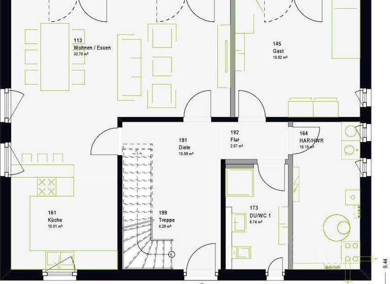 Einfamilienhaus zum Kauf - Erstbezug provisionsfrei 497.899 € 5 Zimmer 182 m² 700 m² Grundstück Ensdorf 66806