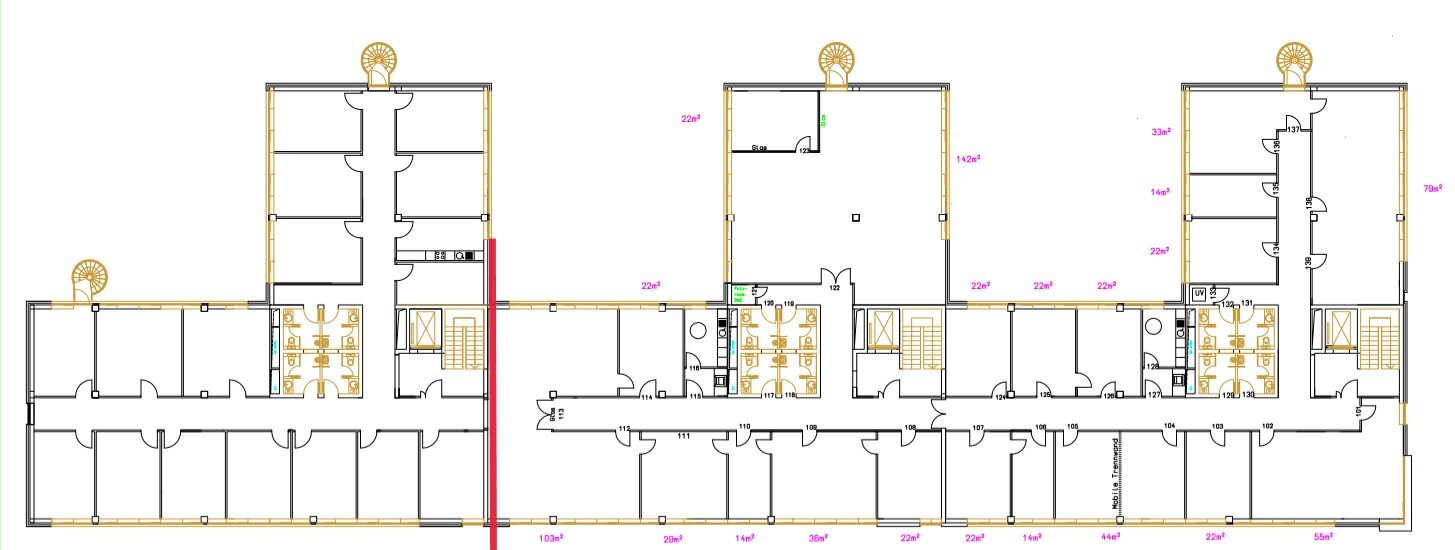 Bürofläche zur Miete 2.500 m²<br/>Bürofläche von 250 m² bis 500 m²<br/>Teilbarkeit Bult Hannover 30175