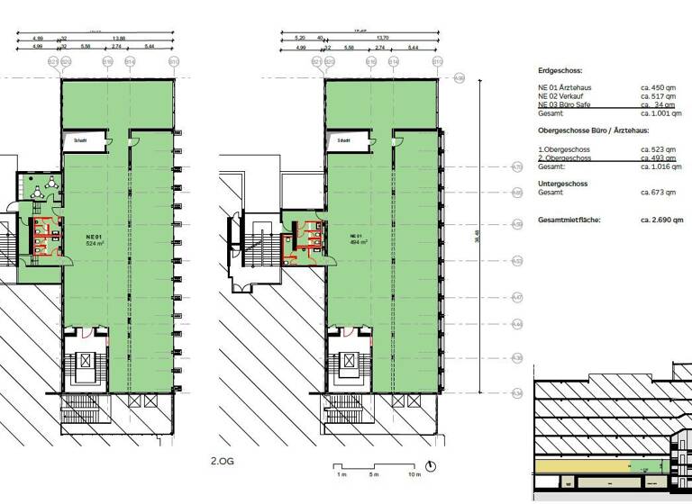 Bürofläche zur Miete provisionsfrei 28 € 523 m²<br/>Bürofläche Charlottenburg Berlin 10623