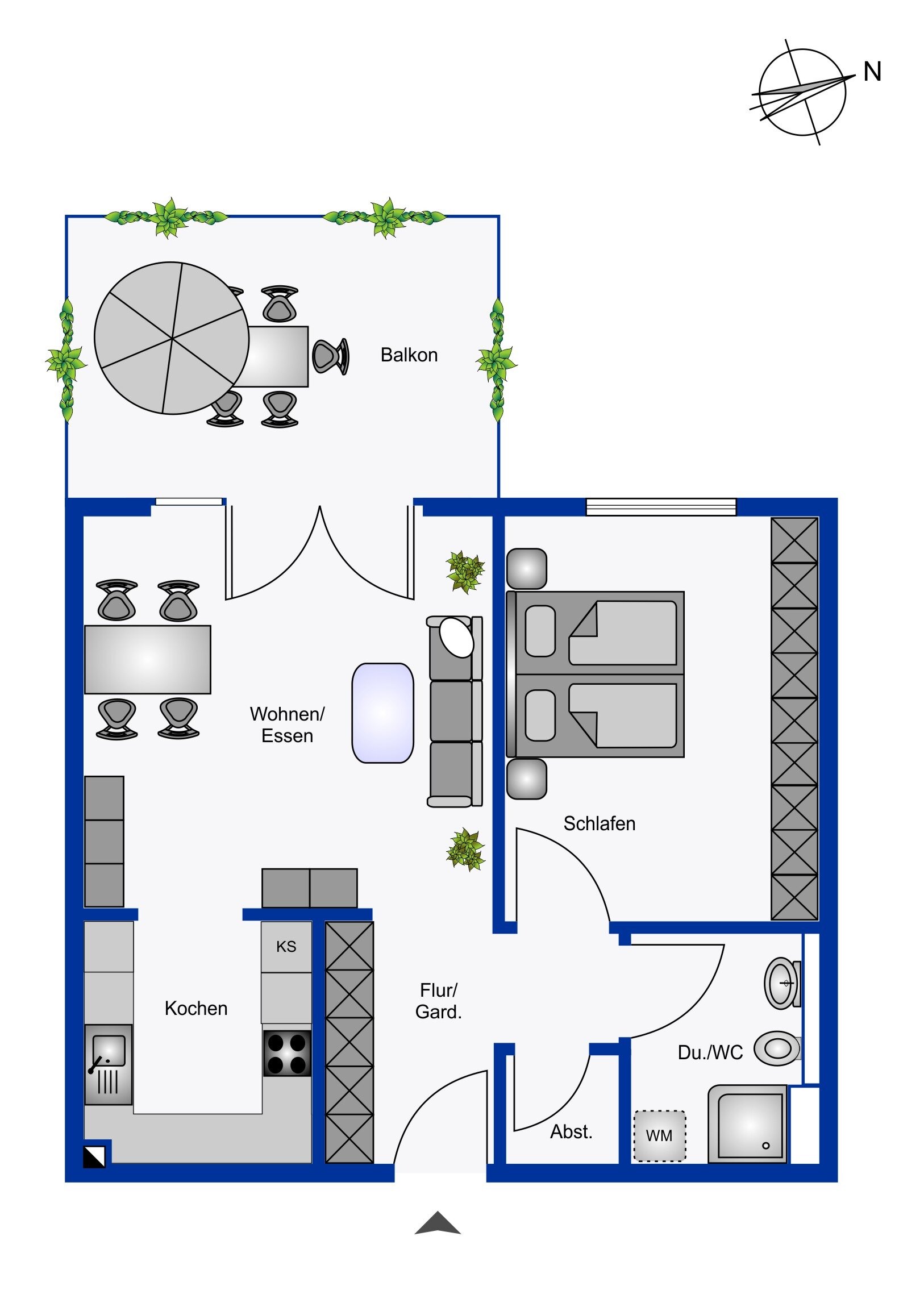 Wohnung zum Kauf provisionsfrei 317.000 € 2,5 Zimmer 59 m²<br/>Wohnfläche 1.<br/>Geschoss 01.10.2026<br/>Verfügbarkeit Bahnhofstraße 18 Sulzbach Sulzbach an der Murr 71560