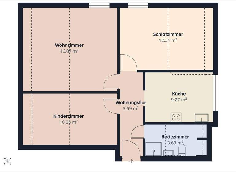 Wohnung zum Kauf 309.000 € 3 Zimmer 58 m² Oberhaunstadt Ingolstadt 85055