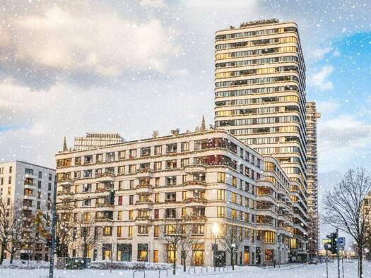 Wohnung zum Kauf - Neubau provisionsfrei 655.000 € 2 Zimmer 63,4 m² 10. Geschoss Mariane-von-Rantzau-Straße 8 Friedrichshain Berlin 10243