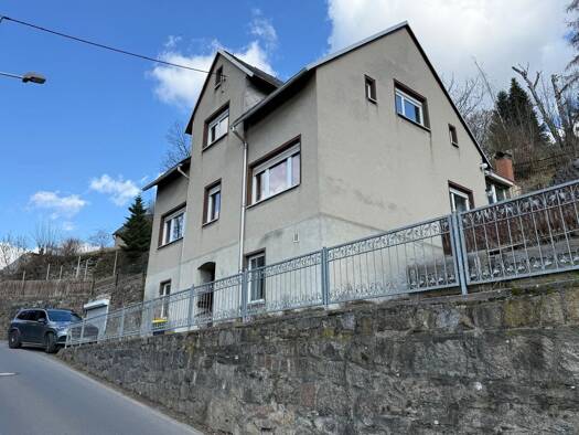 Mehrfamilienhaus zum Kauf 55.000 € 4 Zimmer 120 m² 818 m² Grundstück Wildenfels Langenweißbach 08134