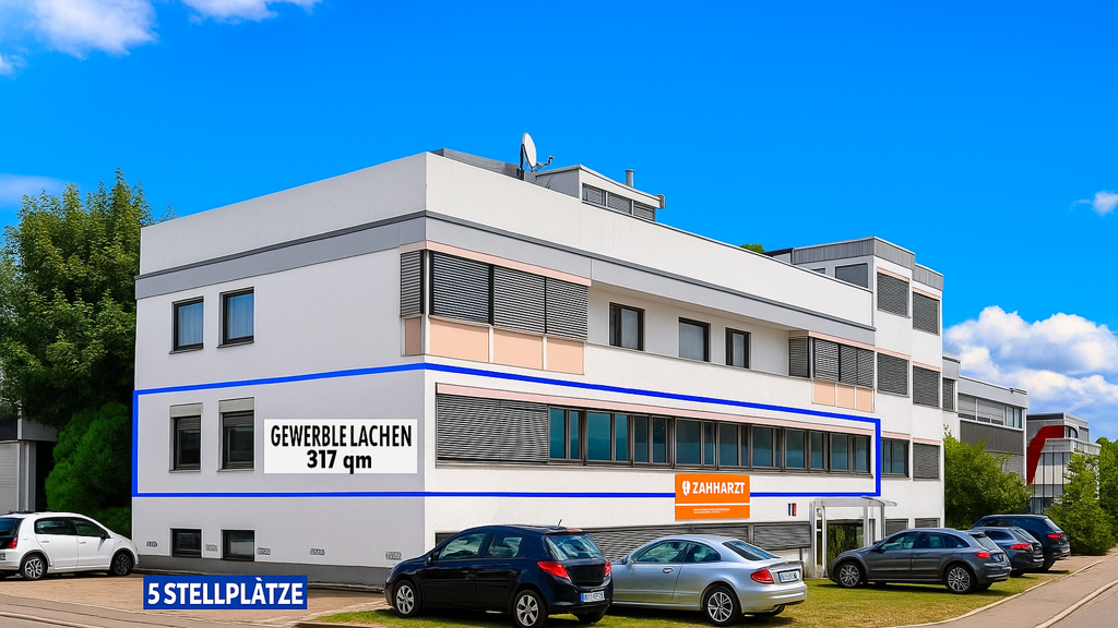 Bürogebäude zur Miete provisionsfrei 7,90 € 7 Zimmer 310 m² Bürofläche Gottlieb-Daimler-Straße 17 Rommelshausen Kernen im Remstal 71394