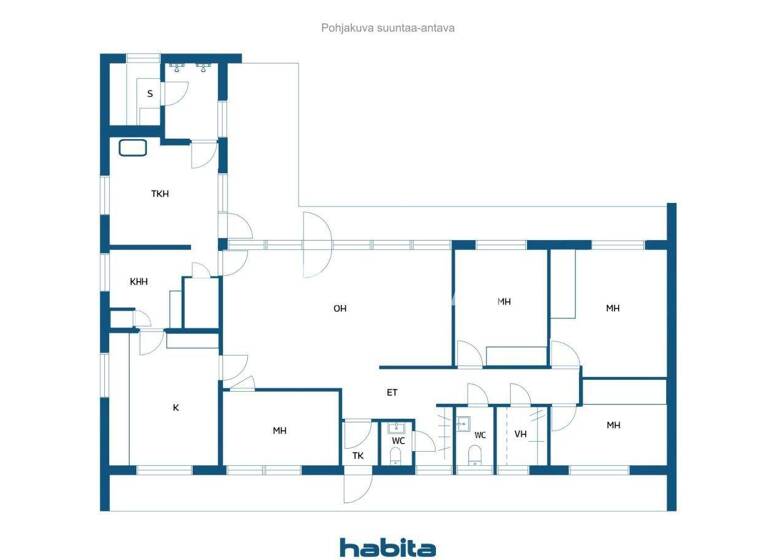 Einfamilienhaus zum Kauf 189.000 € 7 Zimmer 147 m² 1.377 m² Grundstück Raponkuja 18 Jyväskylä 40270