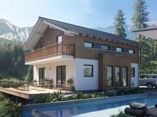 Einfamilienhaus zum Kauf provisionsfrei 464.302 € 5 Zimmer 147,1 m² 546 m² Grundstück Erdmannsweiler Königsfeld im Schwarzwald 78126