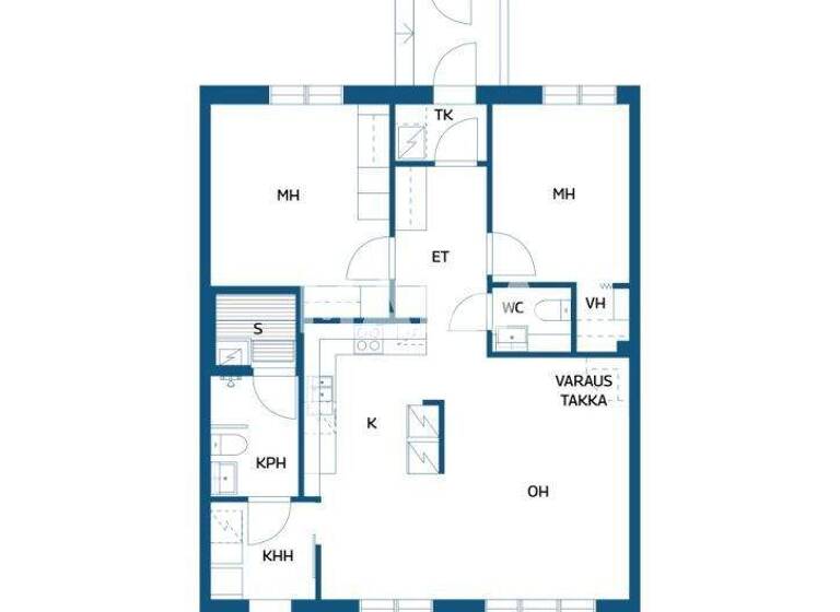Reihenmittelhaus zum Kauf 199.000 € 3 Zimmer 74,5 m² 5.426 m² Grundstück Pärnäsenkuja 1 Jyväskylä 40250