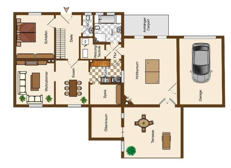 Doppelhaushälfte zum Kauf 220.000 € 6 Zimmer 124,1 m² 461 m² Grundstück Obereichenbach Ansbach 91522