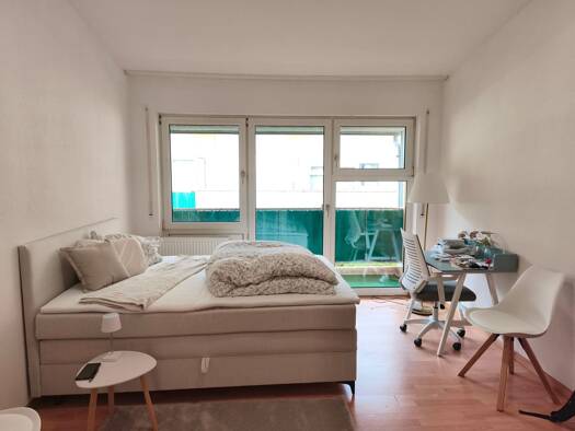 Studio zur Miete 500 € 1 Zimmer 26 m² 1. Geschoss Grunewaldstr. Kasernenviertel Regensburg 93053