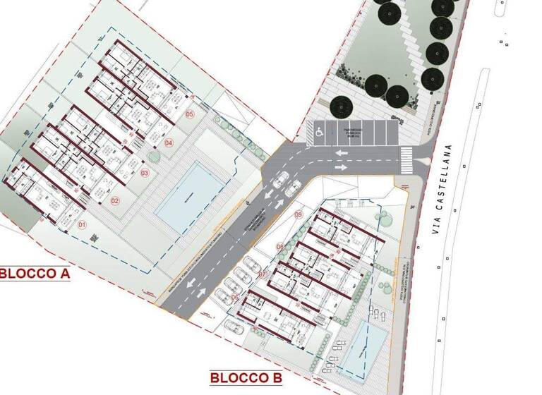 Haus zum Kauf - Erstbezug 839.000 € 6 Zimmer 324 m² frei ab sofort Via Castellana Soiano del Lago