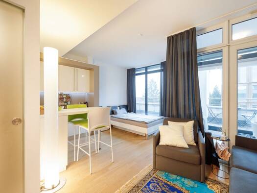 Penthouse zur Miete 1.200 € 1 Zimmer 28,9 m² Geschoss 5/6 frei ab 01.02.2026 Vogelweidestraße 5 Bogenhausen München 81677