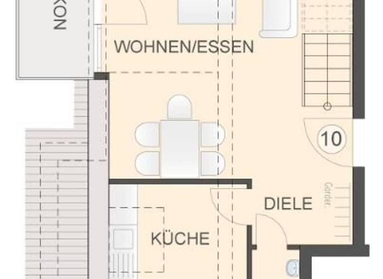 Maisonette zum Kauf 598.000 € 3 Zimmer 86,3 m²<br/>Wohnfläche 2.<br/>Geschoss Zuffenhausen Stuttgart / Zuffenhausen 70435