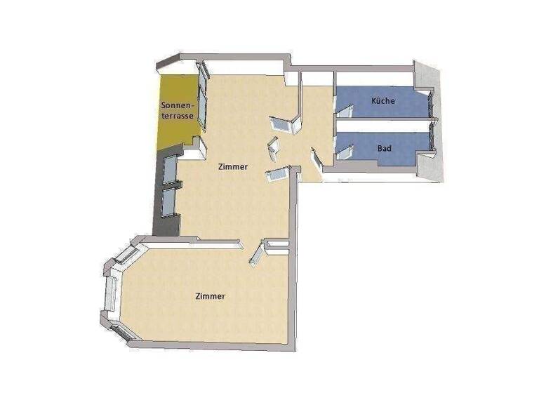 Wohnung zum Kauf 498.000 € 2 Zimmer 83 m² Friedenau Berlin 12161