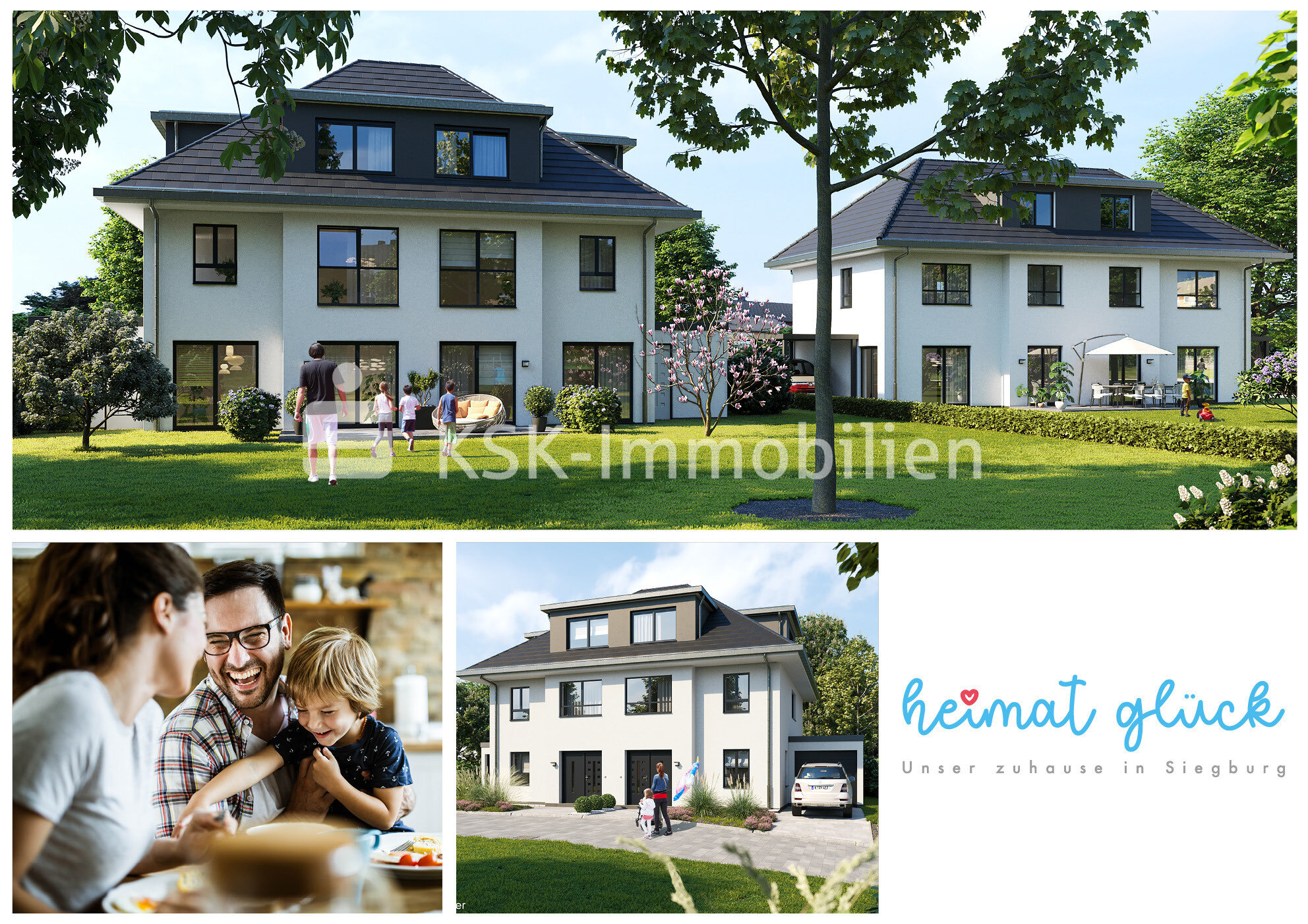 Doppelhaushälfte zum Kauf 617.000 € 4 Zimmer 147,4 m²<br/>Wohnfläche 301 m²<br/>Grundstück Wahllokal 170 Siegburg 53721