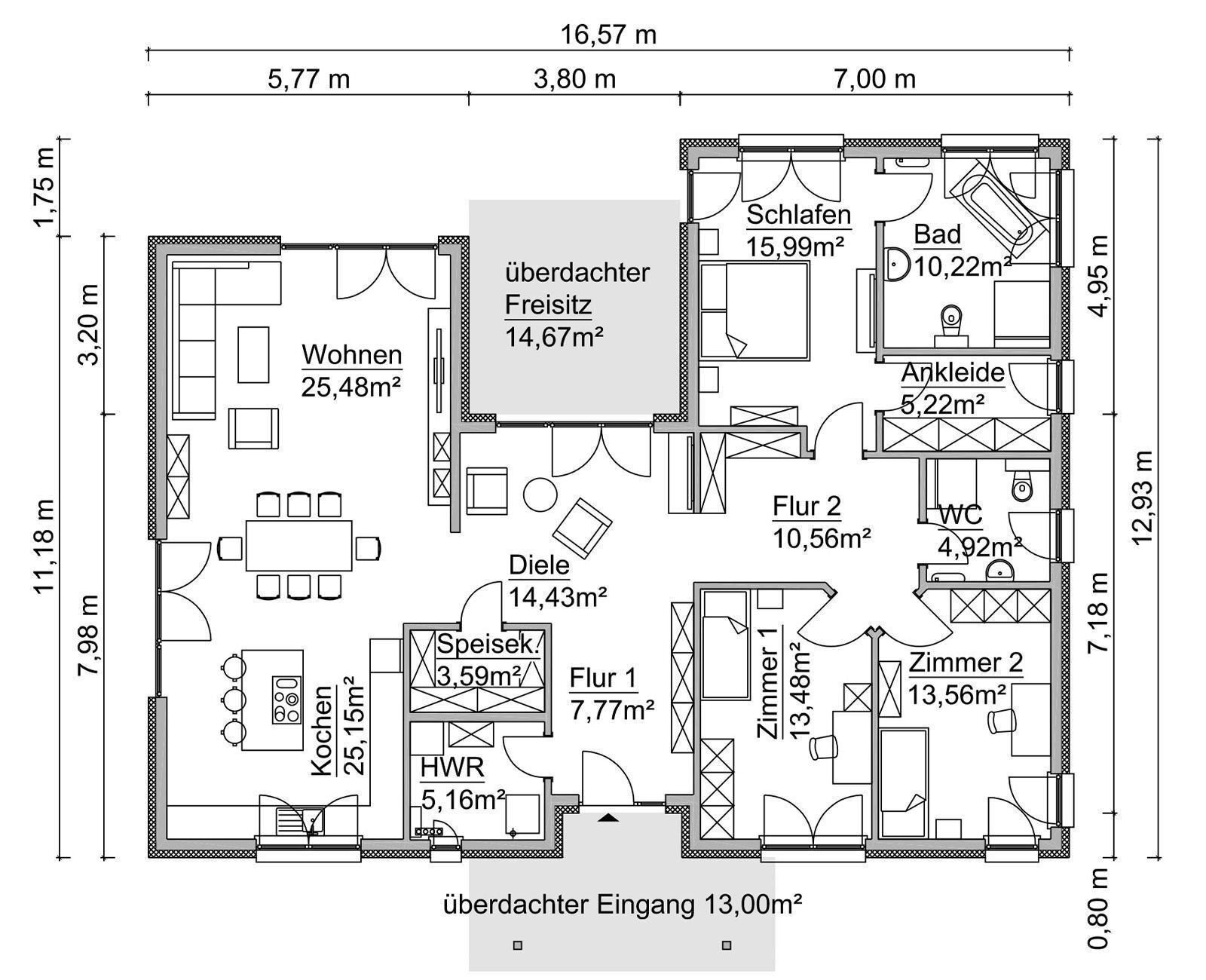 Bungalow zum Kauf provisionsfrei 296.100 € 4 Zimmer 169 m²<br/>Wohnfläche 784 m²<br/>Grundstück Prieros Heidesee 15754