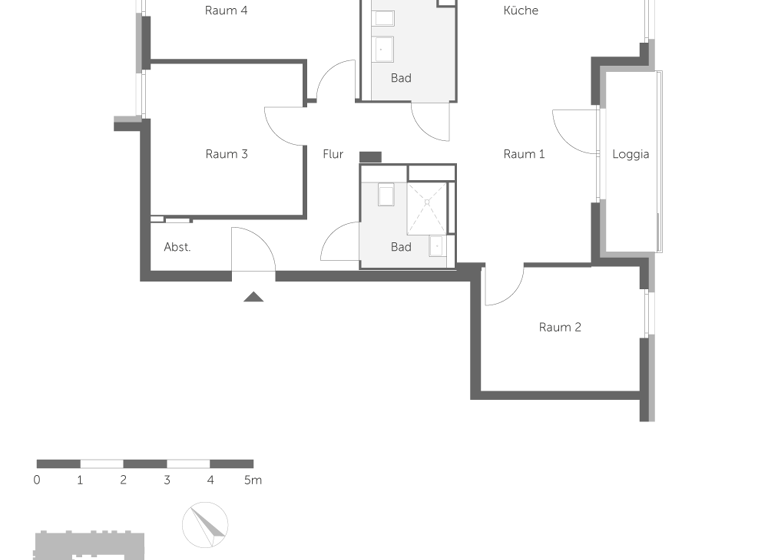 Wohnung zur Miete nur mit Wohnberechtigungsschein 971 € 4 Zimmer 84,4 m² 5. Geschoss frei ab sofort Rotfederstraße 66 Tegel Berlin 13599