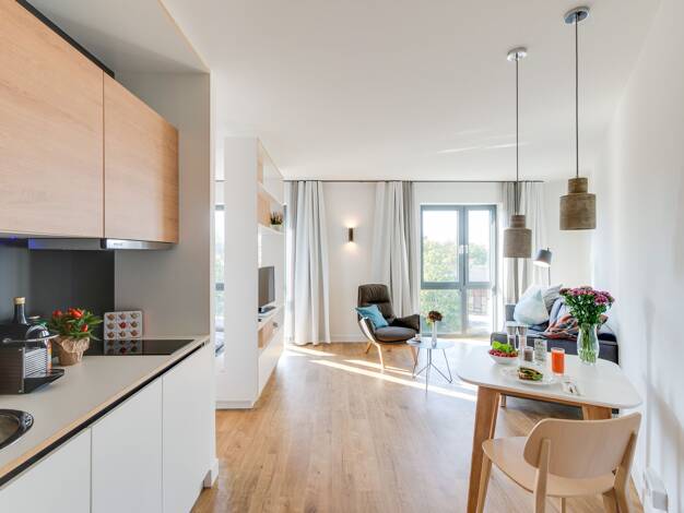 Studio zur Miete Wohnen auf Zeit 2.370 € 1 Zimmer 37 m² frei ab sofort Karlshorst Berlin 10318