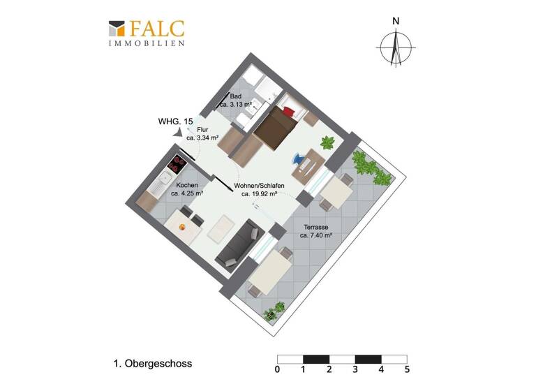 Studio zum Kauf 39.999 € 1 Zimmer 38 m² 1. Geschoss Hilbersdorf Chemnitz 09131