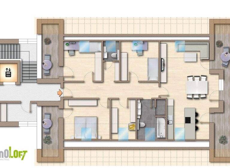 Penthouse zur Miete 1.250 € 4 Zimmer 111,6 m² EG frei ab 01.05.2026 Asemissen Leopoldshöhe 33818