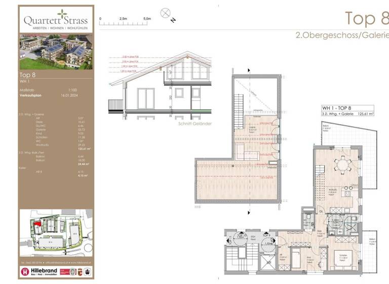 Wohnung zum Kauf 713.000 € 3,5 Zimmer 125,6 m² Eugendorf 5301