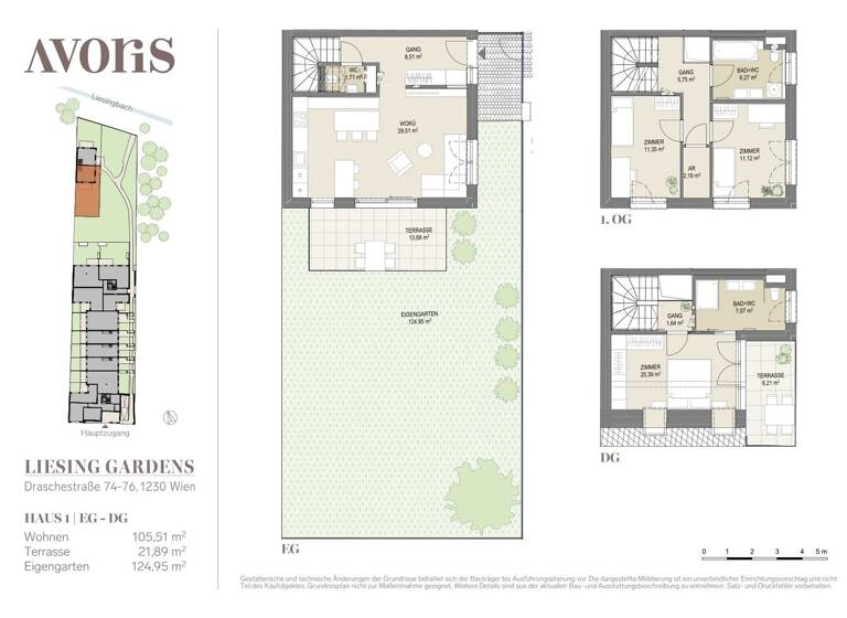 Doppelhaushälfte zum Kauf - Erstbezug provisionsfrei 799.000 € 4 Zimmer 105,5 m² Wien 1230