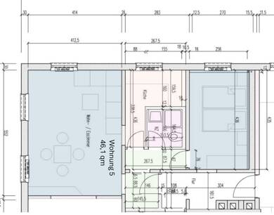 Maisonette zur Miete 400 € 2 Zimmer 46,1 m² Geschoss 1/3 frei ab 01.10.2025 Leutkirch Leutkirch im Allgäu 88299