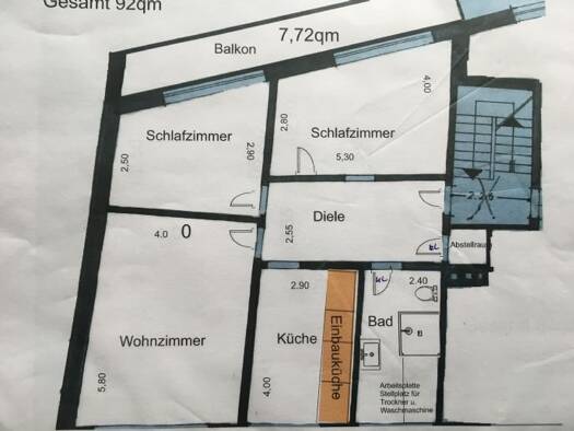 Wohnung zur Miete 700 € 3 Zimmer 92 m² 2. Geschoss frei ab sofort Dinklage 49413