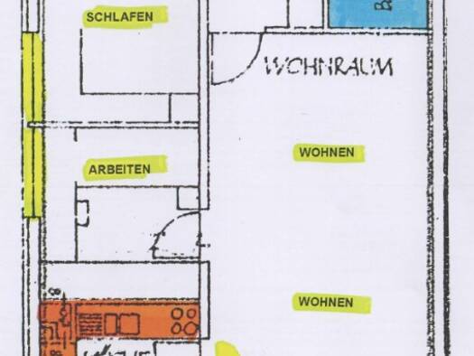 Wohnung zur Miete 750 € 2,5 Zimmer 67 m² Geschoss 6/7 frei ab 01.03.2026 Bamberg 96052