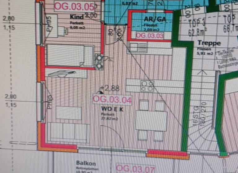 Wohnung zur Miete 950 € 3 Zimmer 63 m² 2. Geschoss Goldegg 5622