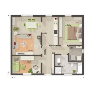 Bungalow zum Kauf 188.980 € 2 Zimmer 78 m² 650 m² Grundstück Oberalbaer Straße 0 Unteralba Dermbach 36466