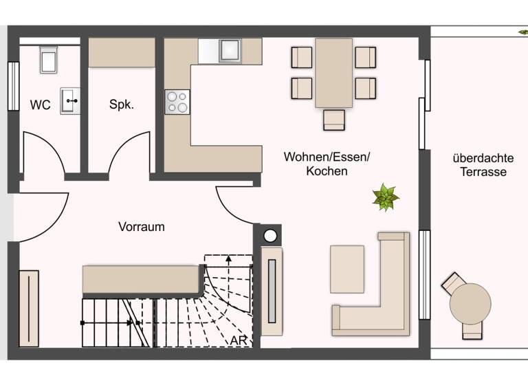 Maisonette zum Kauf - Erstbezug 359.000 € 3 Zimmer 85,5 m² Thomatal 5592
