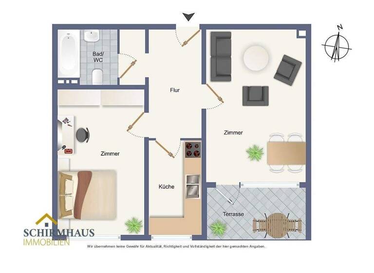 Wohnung zum Kauf 289.000 € 2 Zimmer 57 m² Steilshoop Hamburg 22309