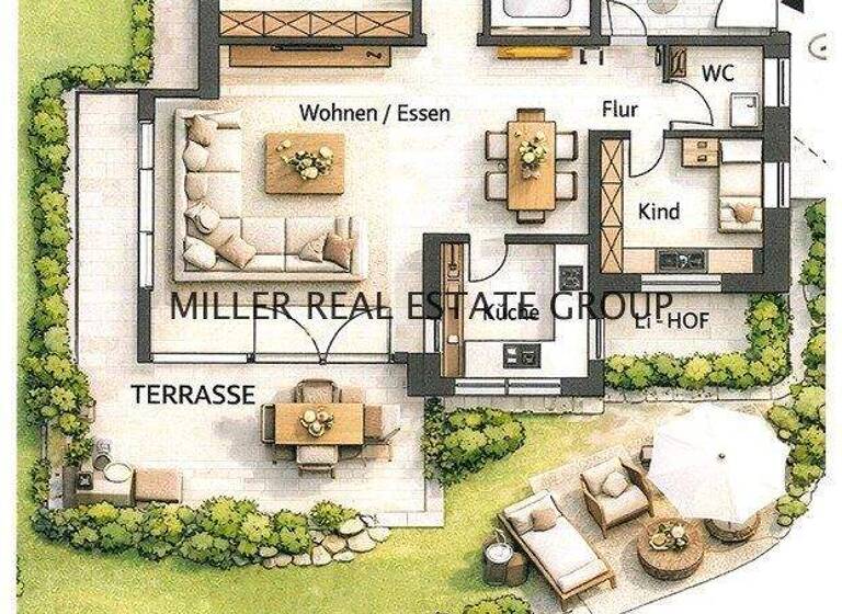 Terrassenwohnung zum Kauf 506.000 € 3,5 Zimmer 108 m² Unterhaunstadt Ingolstadt 85055
