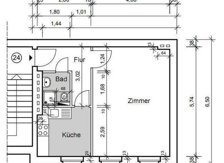 Wohnung zum Kauf 148.000 € 1 Zimmer 38,4 m² 4. Geschoss Moabit Berlin 10551