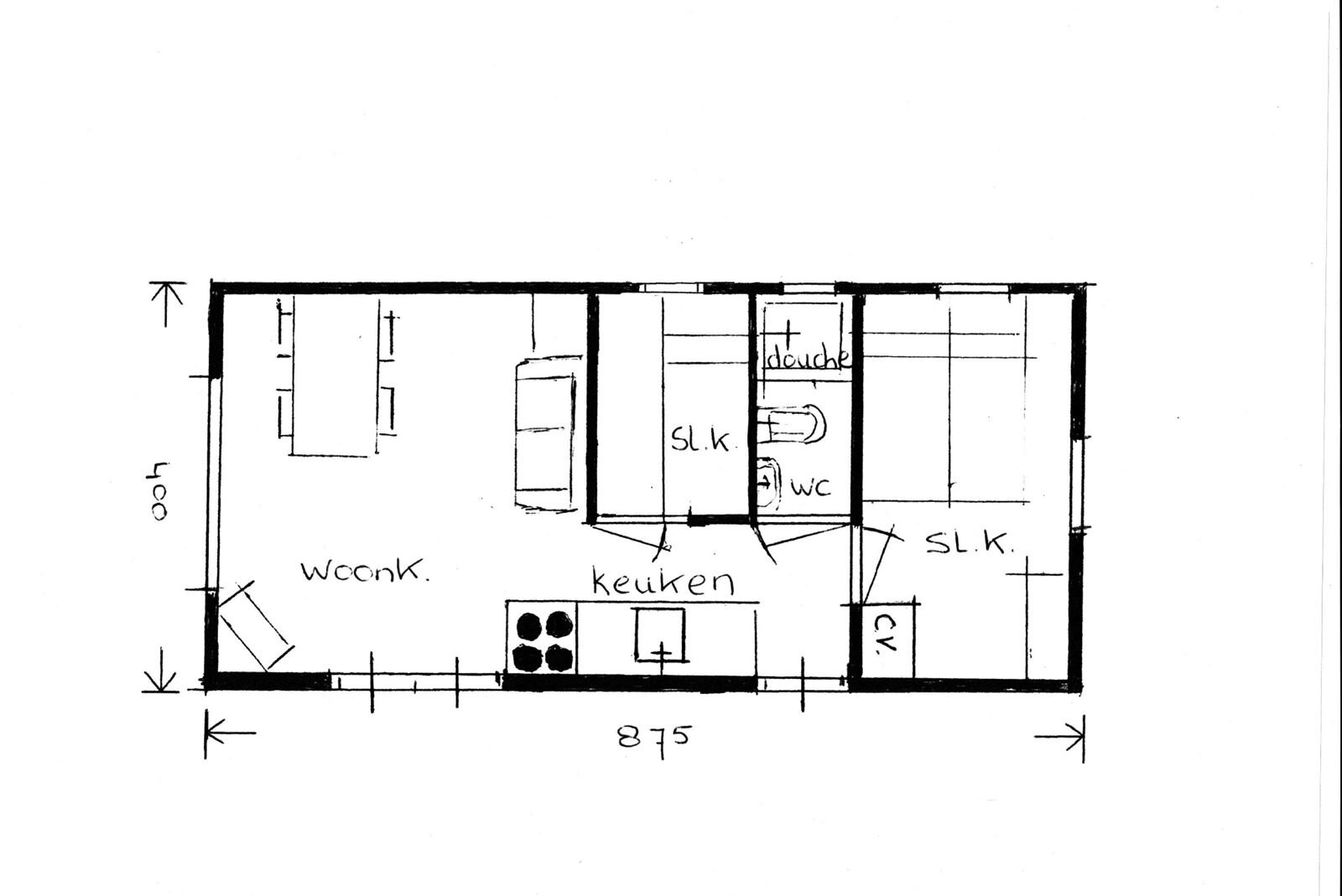 Einfamilienhaus zum Kauf provisionsfrei 69.000 € 3 Zimmer 35 m²<br/>Wohnfläche 165 m²<br/>Grundstück Westfriesedijk 39 Niederdorla Warmenhuizen 1749CR