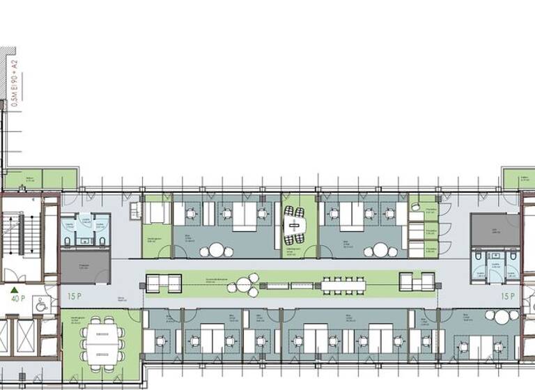 Bürogebäude zur Miete - Erstbezug 18,60 € 303,9 m² Bürofläche Wien 1030
