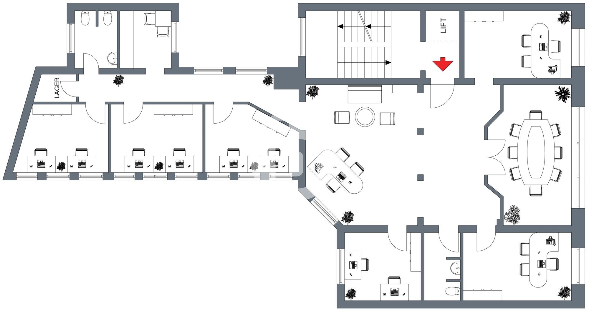 Bürofläche zur Miete provisionsfrei 21,50 € 226 m²<br/>Bürofläche Hamburg - Altstadt Hamburg 20457