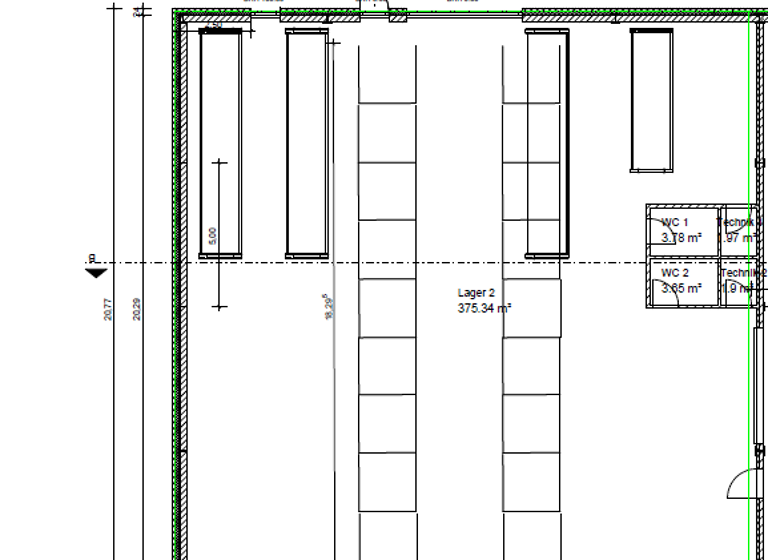 Lagerhalle zur Miete 2.200 € 400 m² Lagerfläche Wietmarschen 49835