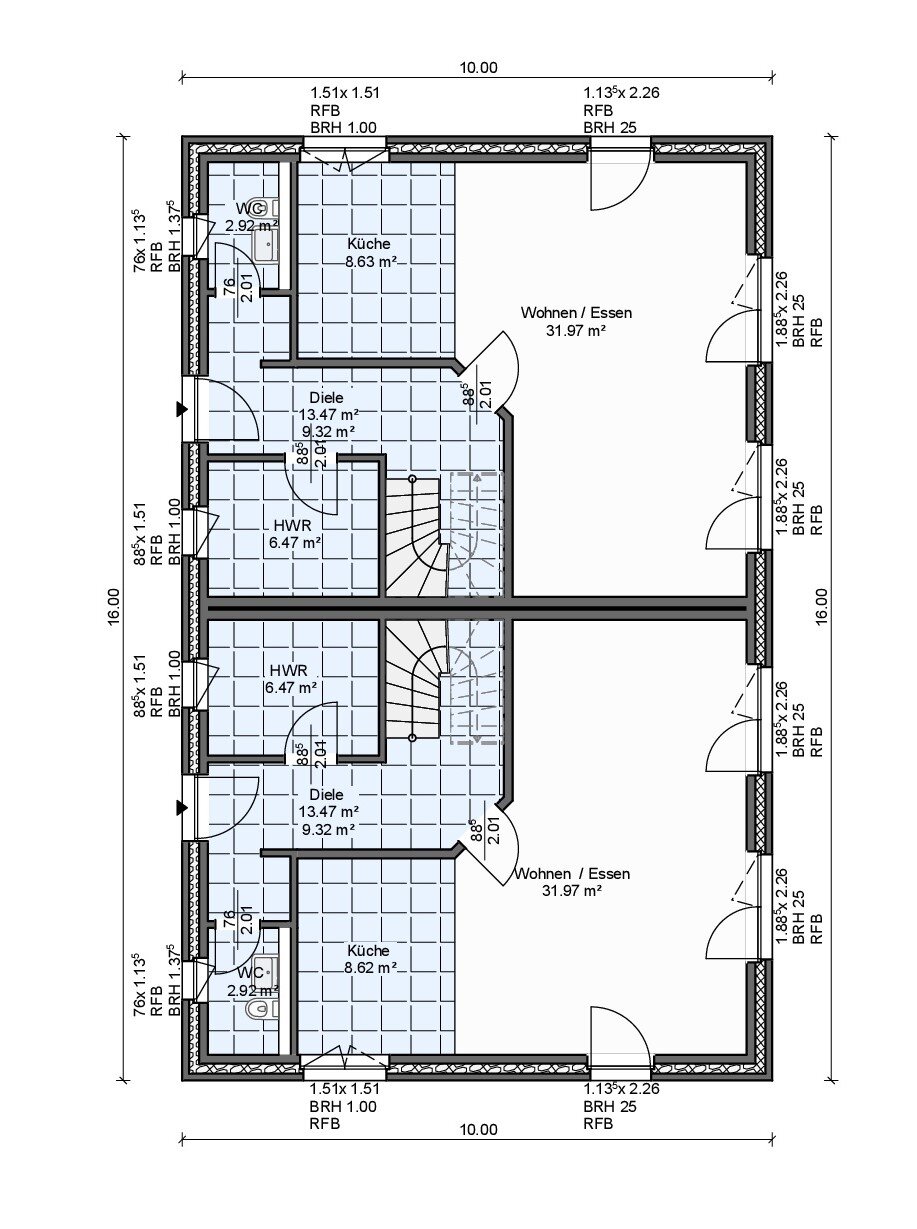 Doppelhaushälfte zum Kauf 628.450 € 5 Zimmer 128 m²<br/>Wohnfläche 426 m²<br/>Grundstück Sasel Hamburg 22393