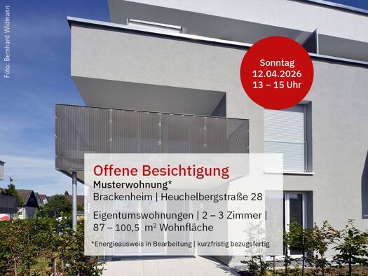 Wohnung zum Kauf - Neubau provisionsfrei 445.000 € 3 Zimmer 85,2 m² EG Heuchelbergstraße 28 Brackenheim 74336