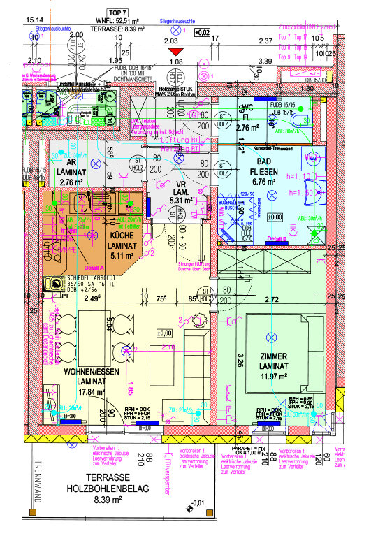 Wohnung zur Miete 663 € 52,5 m²<br/>Wohnfläche Sulzerstraße 4/7 St. Martin 3971