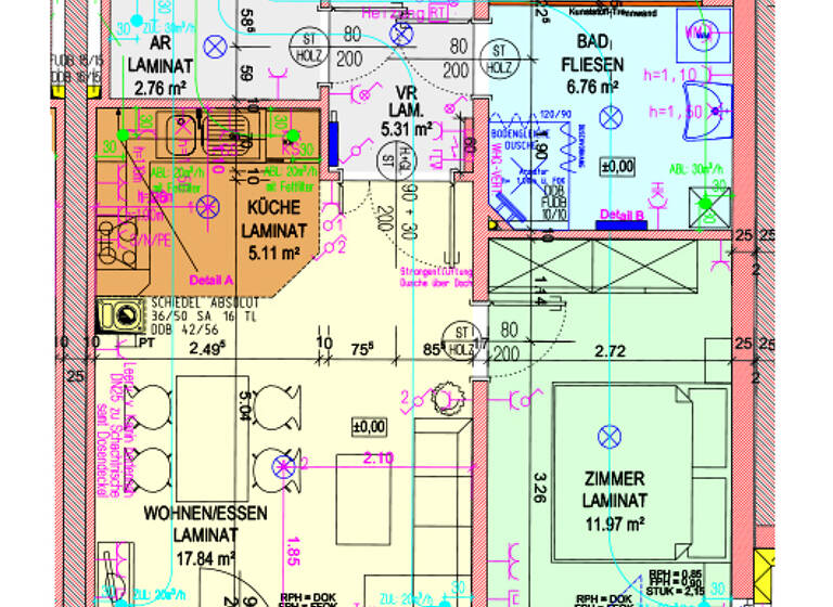 Wohnung zur Miete 538 € 52,5 m² Sulzerstraße 4/7 St. Martin 3971