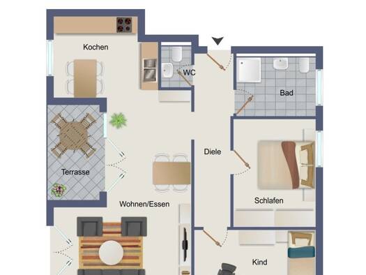 Wohnung zum Kauf - Erstbezug 411.234 € 3 Zimmer 84,7 m² Öhringen Öhringen 74613