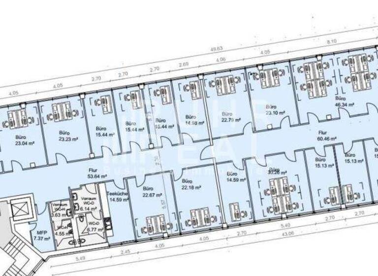 Bürofläche zur Miete provisionsfrei 15,50 € 1.839 m² Bürofläche teilbar ab 495 m² Endenich Bonn 53121
