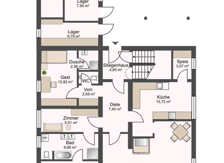 Wohnung zum Kauf 590.000 € 4 Zimmer 117,7 m² EG Zell am Moos 4893