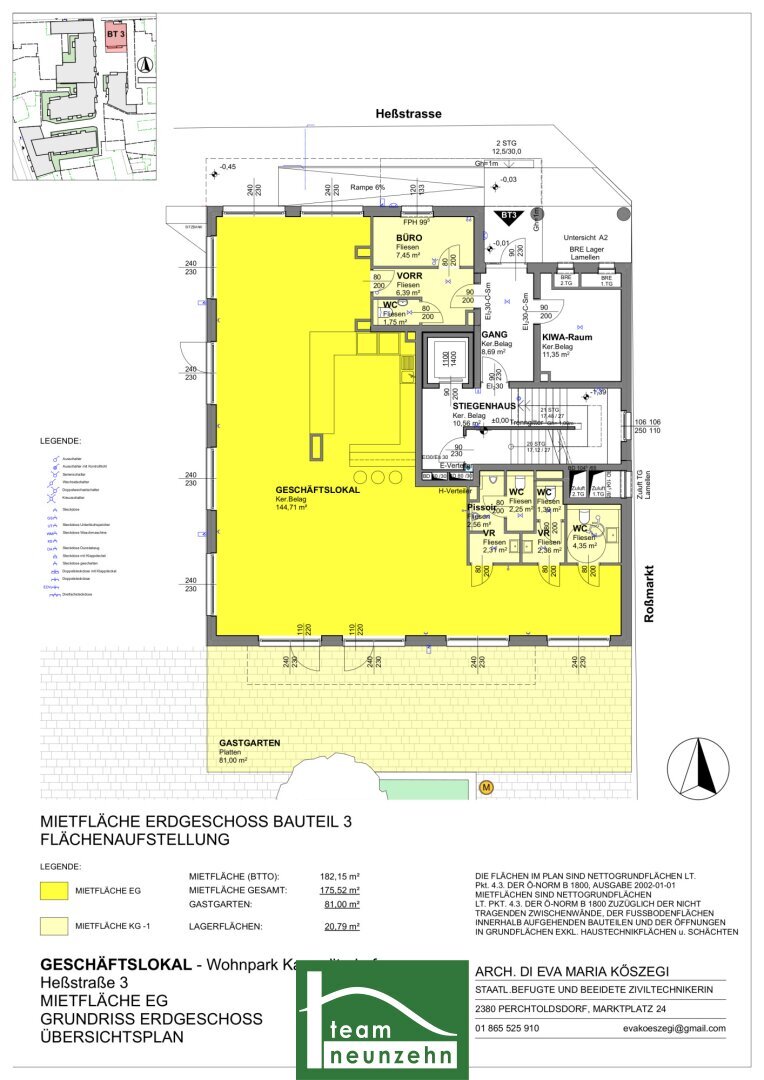 Gastronomie/Hotel zur Miete 1.617 € Heßstraße 3 St. Pölten St. Pölten 3100