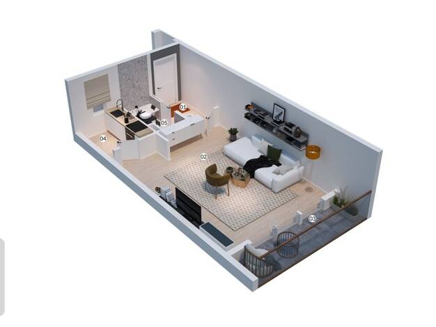 Wohnung zum Kauf 214.900 € 1 Zimmer 42 m² Landsberg Landsberg am Lech 86899