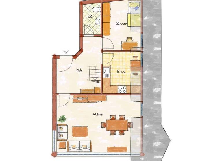 Wohnung zum Kauf 497.000 € 5 Zimmer 110 m² 3. Geschoss Wollmatingen Konstanz 78467