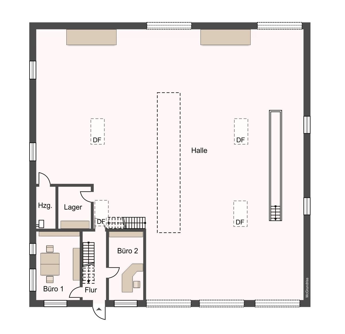 Werkstatt zum Kauf 546 m²<br/>Lagerfläche Asemissen Leopoldshöhe / Asemissen 33818